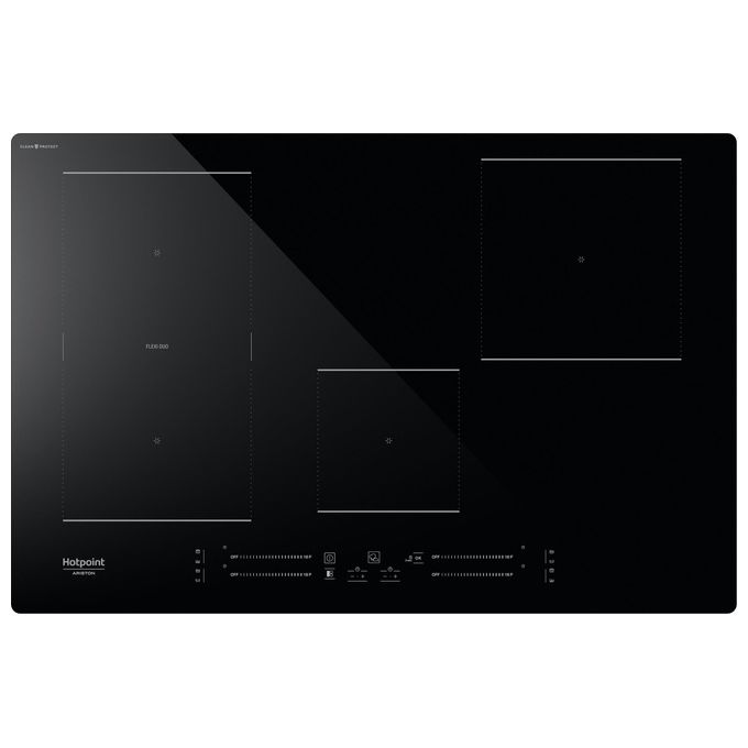 Piano cottura induzione 4 zone HS 1377C CPNE Black (75cm)