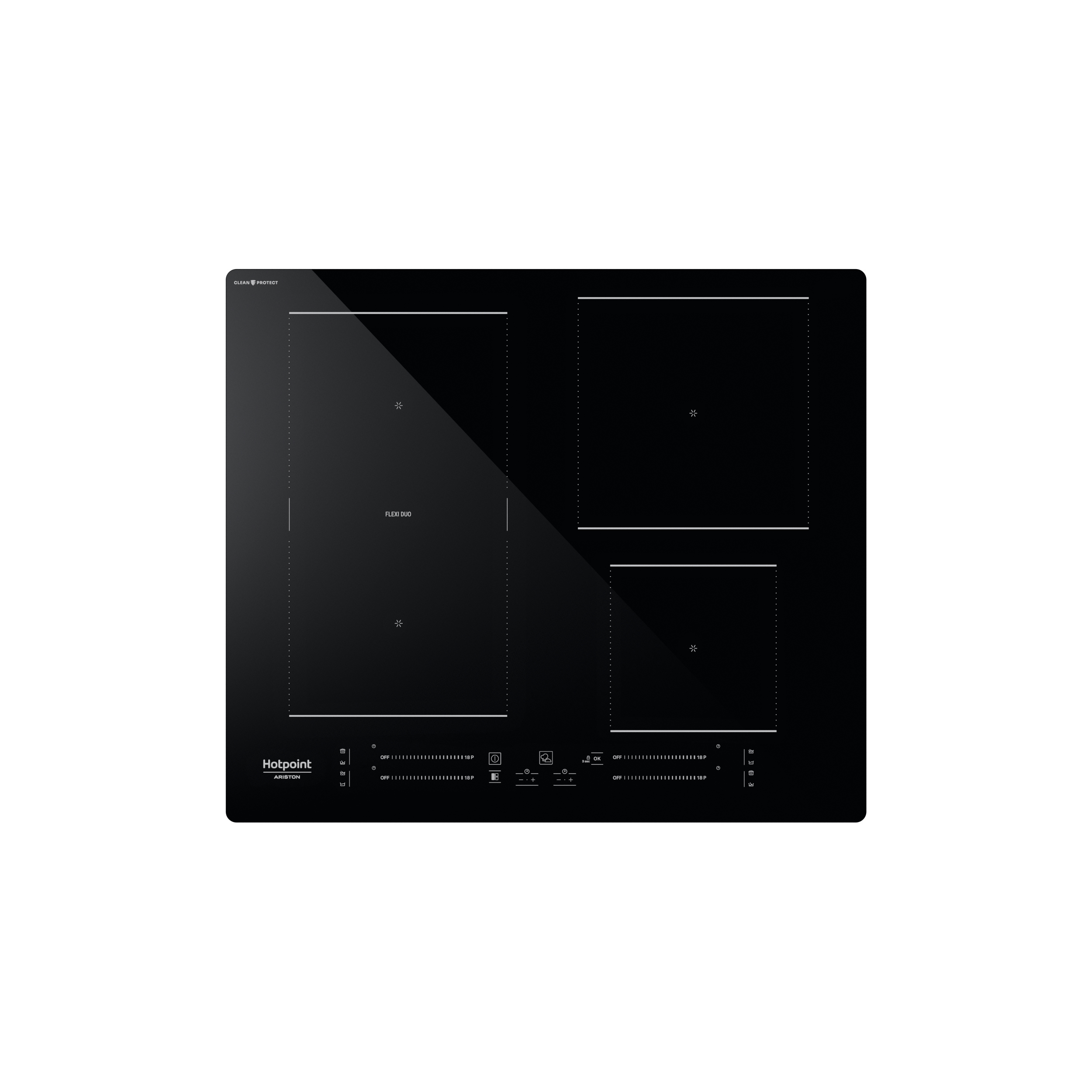 Piano cottura induzione 4 zone HS 4960C CPNE Black (60cm)