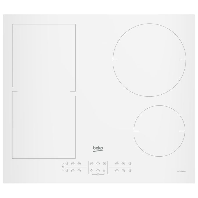 Piano cottura induzione 4 zone INDYFLEX Hii64200Fmtw White (60cm)