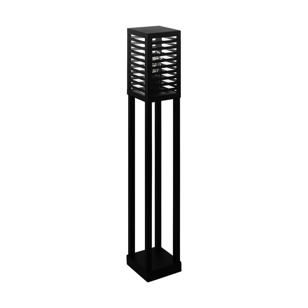 Piantana Esterno Contemporaneo Alamonte 3 Alluminio Nero 1 Luce E27 Piantana Esterno Contemporaneo Alamonte 3 Alluminio Nero 1 Luce E27