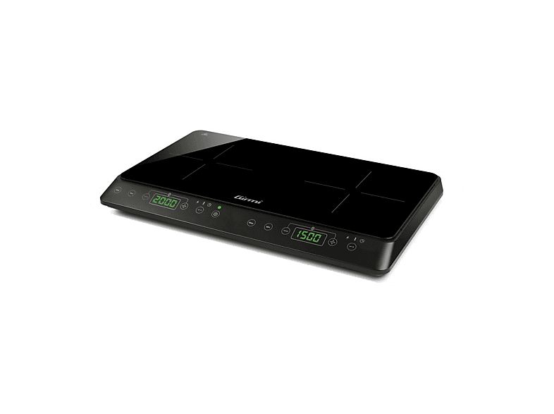 PIASTRA A INDUZIONE GIRMI DOPPIA, Assorbimento potenza 3500 W, Zone di cottura 2, Dimensione prima piastra 260 mm, Nero