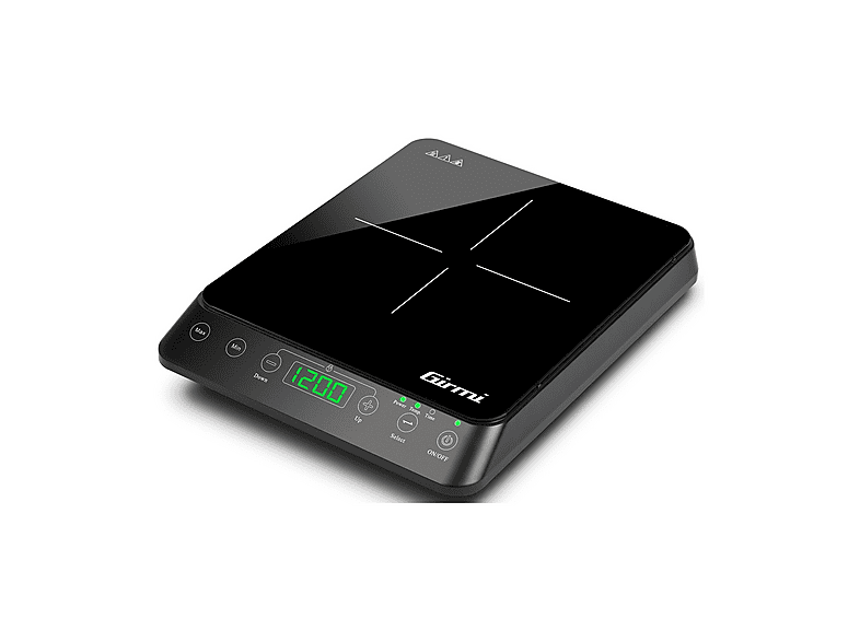 PIASTRA A INDUZIONE GIRMI PI04 INDUZIONE, Assorbimento potenza 2000 W, Zone di cottura 1, Dimensione prima piastra 260 mm, Black PIASTRA A INDUZIONE GIRMI PI04 INDUZIONE, Assorbimento potenza 2000 W, Zone di cottura 1, Dimensione prima piastra 260 mm, Black