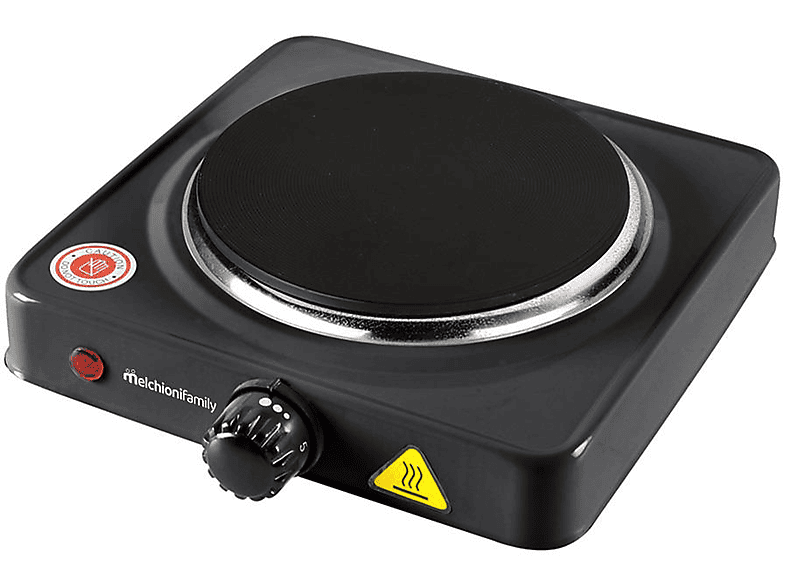 PIASTRA ELETTRICA MELCHIONI FAMILY COOK1, Assorbimento max 1000 W
