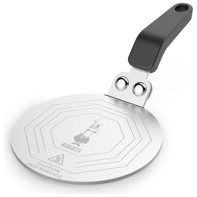 Piattello Bialetti per induzione, max moka 6 tazze, Acciaio , 13 cm