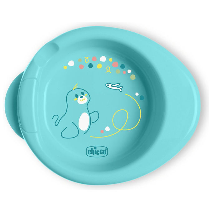Piatto pappa plastica (20x5cm) WARMY PAPPACALDA Azzurro 00016000250000