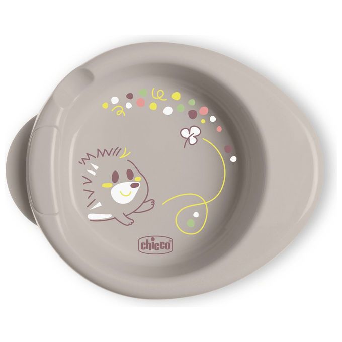 Piatto pappa plastica (20x5cm) WARMY PAPPACALDA Grigio 00016000350000