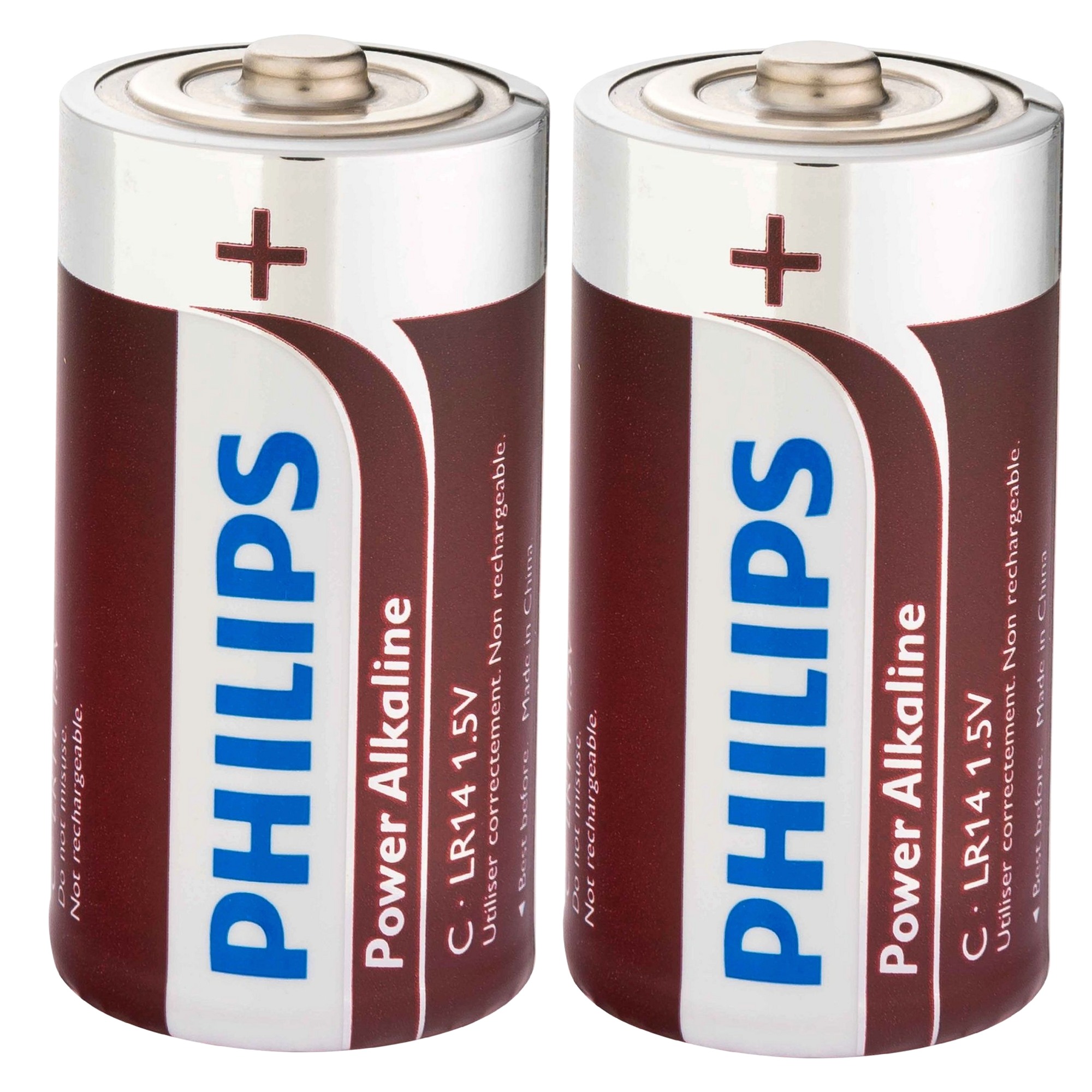 Pile Philips Lr14 C Alcaline 2 Pezzi