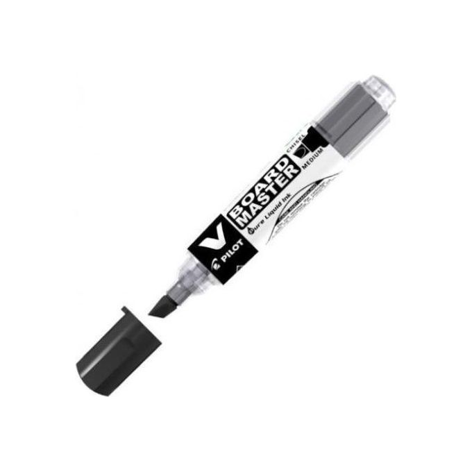 Pilot 040150 V Board Master Marker per Lavagna Bianca Punta Scalpello Ricaricabile Confezione 10 pz colore Nero Pilot 040150 V Board Master Marker per Lavagna Bianca Punta Scalpello Ricaricabile Confezione 10 pz colore Nero