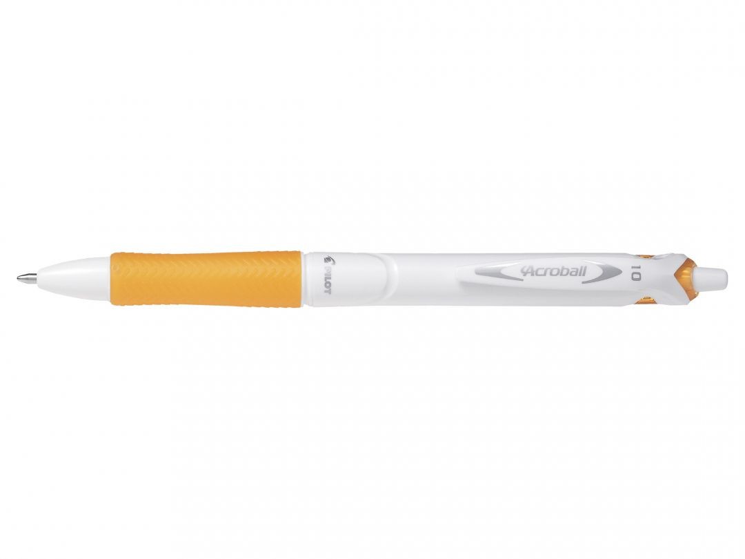 Pilot Acroball Pure White Arancione Pilot Acroball Pure White Arancione