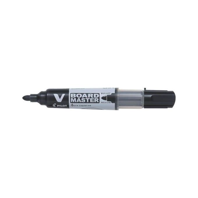 Pilot Confezione 10 marker v Board Master nero tondo