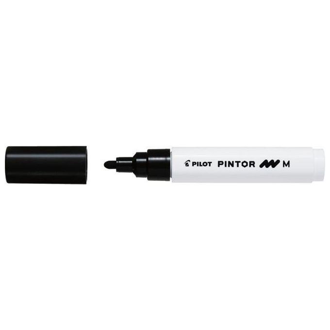 Pilot Confezione 6 Marcatore ad Acqua Pintor Sca 4,5mm Nero