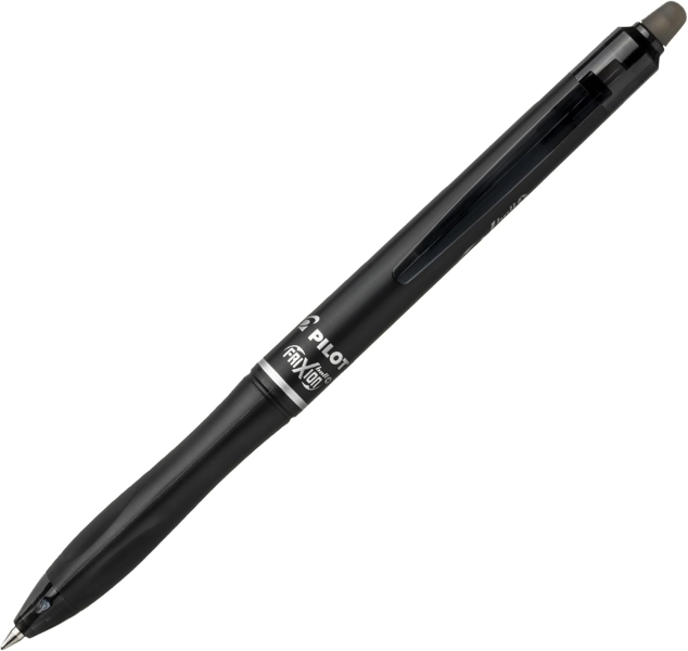 Pilot Frixion Ball Plus Boligrafo Borrable - Punta de 0.7mm y Trazo de 0.35mm - Recargables - 80% de Plastico Reclclado - Color Negro Pilot Frixion Ball Plus Boligrafo Borrable - Punta de 0.7mm y Trazo de 0.35mm - Recargables - 80% de Plastico Reclclado - Color Negro