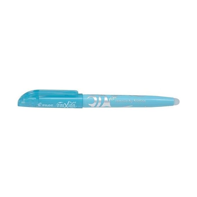 Pilot FriXion Light Soft - Evidenziatore cancellabile colore blu pastello con punta cuneo 4 mm, confezione da 12