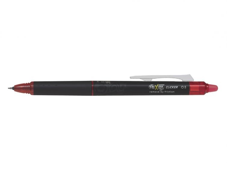 Pilot FriXion Point Clicker Fine Penna in gel retrattile Rosso 1 pz