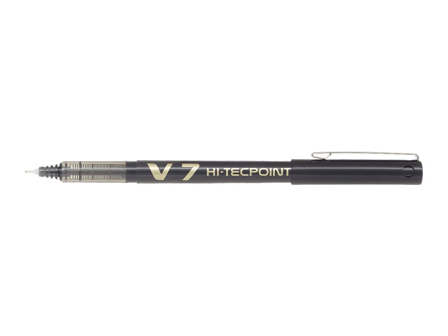 Pilot Hi-Tecpoint V7 Penna stick a sfera Nero Pilot Hi-Tecpoint V7 Penna stick a sfera Nero