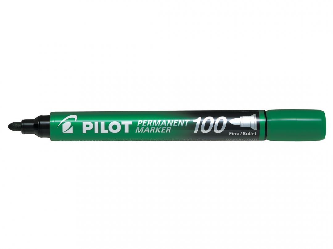 Pilot Permanent Marker 100 Verde Pilot Permanent Marker 100 Verde