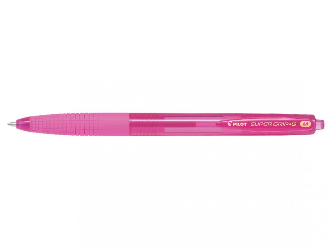 Pilot Super Grip G Neon Retractable Rosa