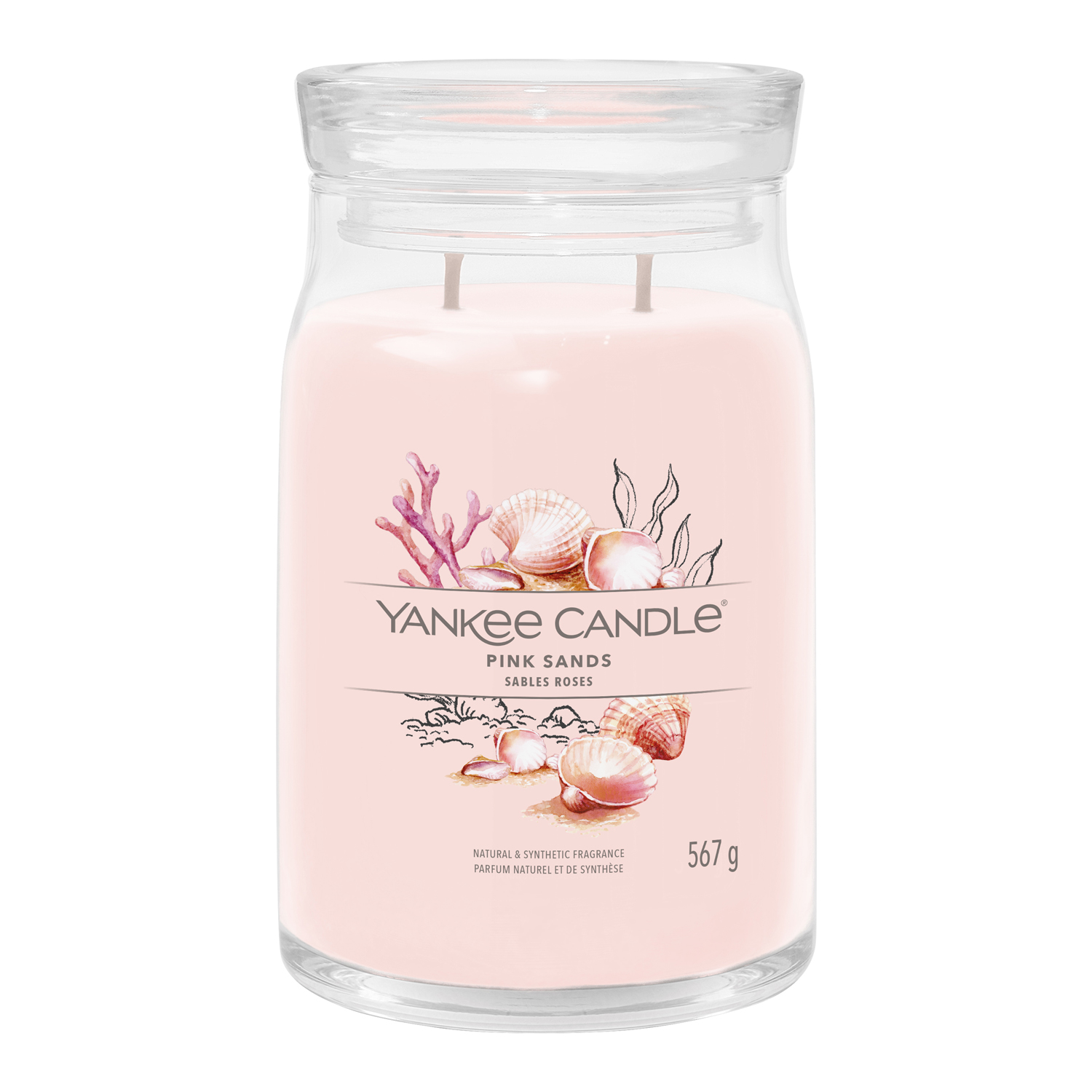Pink Sands, candela in giara grande Yankee Candle
