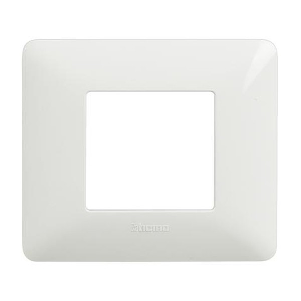 Placca Bticino Matix 2 Moduli Bianco Am4802bbn