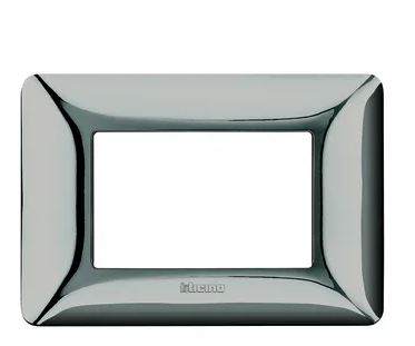 Placca Bticino Matix 3 Moduli Cromo Am4803m1gcr