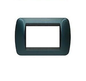 Placca Living 4 Moduli Coloreblu Metallic L4804bt - Bticino Placca Living 4 Moduli Coloreblu Metallic L4804bt - Bticino