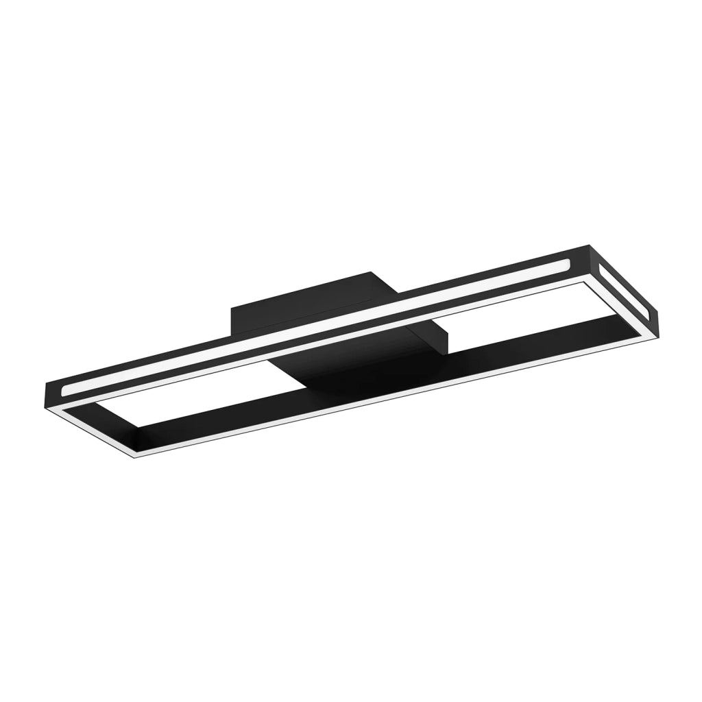 Plafoniera Contemporanea Salvilanas-Z Alluminio Nero Luce Led Integrato 21W Plafoniera Contemporanea Salvilanas-Z Alluminio Nero Luce Led Integrato 21W