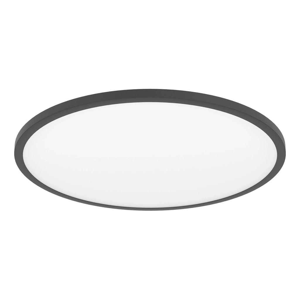 Plafoniera Moderna Sarsina-Z Alluminio Nero Luce Led Integrato 41W