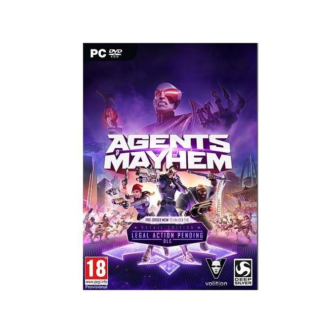 PLAION 1016962 Agents of Mayhem PC Standard Inglese ITA colore Nero