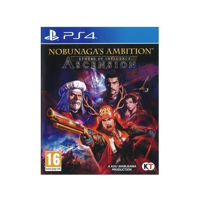 PLAION 1018586 Nobunaga's Ambition: Sphere of Influence Gioco PlayStation 4 Strategia Lingua Inglese PEGI 16 colore Nero PLAION 1018586 Nobunaga's Ambition: Sphere of Influence Gioco PlayStation 4 Strategia Lingua Inglese PEGI 16 colore Nero