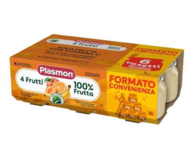 Plasmon omog 4frut 104x6