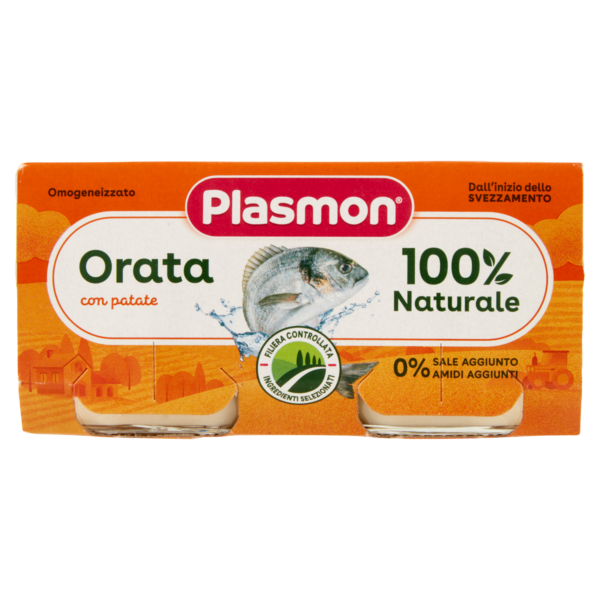 Plasmon Omogeneizzato orata 2 Vasetti da 80 g