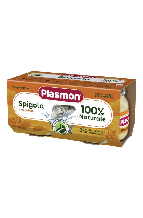 Plasmon Omogenizzato Spigola 2 vasetti da 80 g
