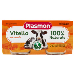 Plasmon Omogenizzato Vitello 2 Vasetti da 80 g