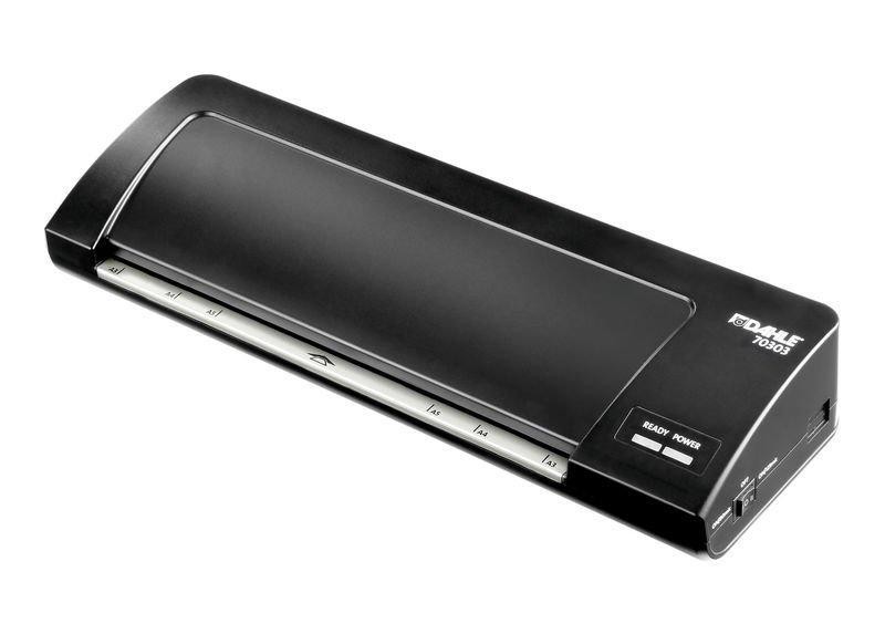 Plastificatrice Dahle 70303 A3 - Qualità fotografica - Riscaldamento in 40 sec - Velocità di 500 mm/min - Spessore da laminare max. 05 mm