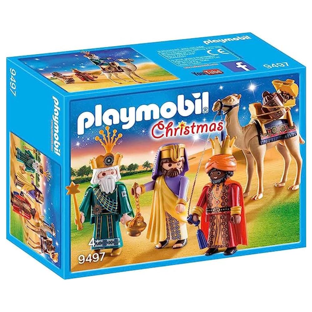 Playmobil Tre Maghi (9497) Natale con le figure di Melchior, Gaspar, Baltasar e cammello