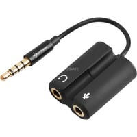 PMP35 cavo audio 0,12 m 3.5mm Nero, Adattatore