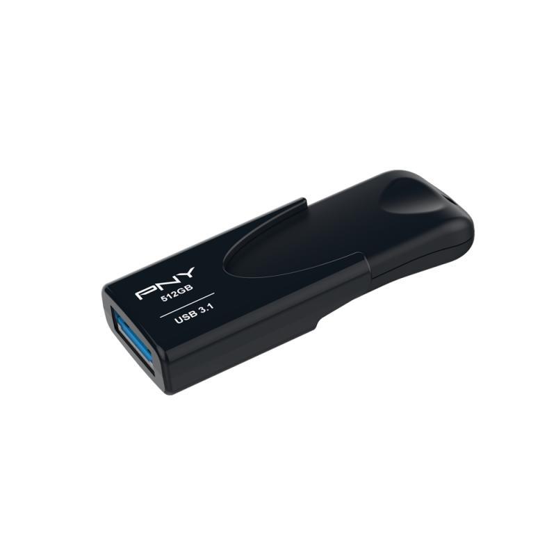 Pny attache 4 512gb chiavetta usb 3.1 gen 1 black