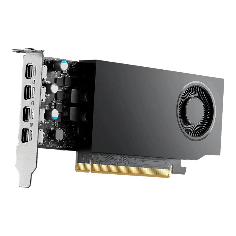 Pny Vga Quadro Rtx A400 4Gb 4X Mini Dp 3X Mdp To Dp Adapter 1X Atx Bracket Low Profile