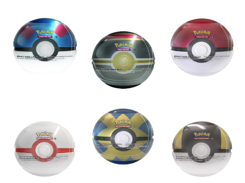Pokemon Best of 2021 Poke Ball Tin assortito
