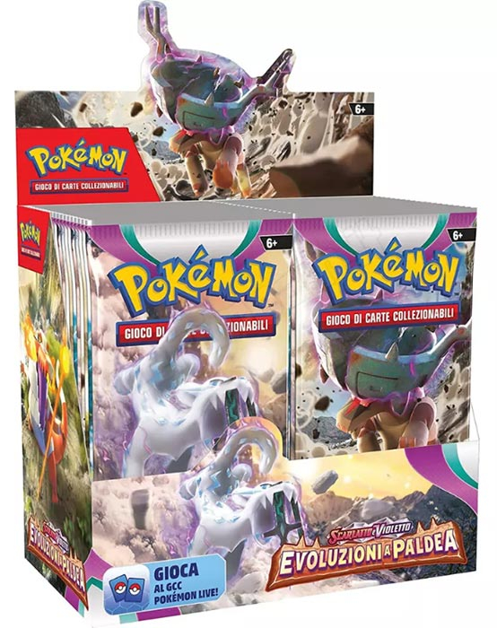 Pokemon Evoluzioni a Paldea Box 36 Buste Car2197