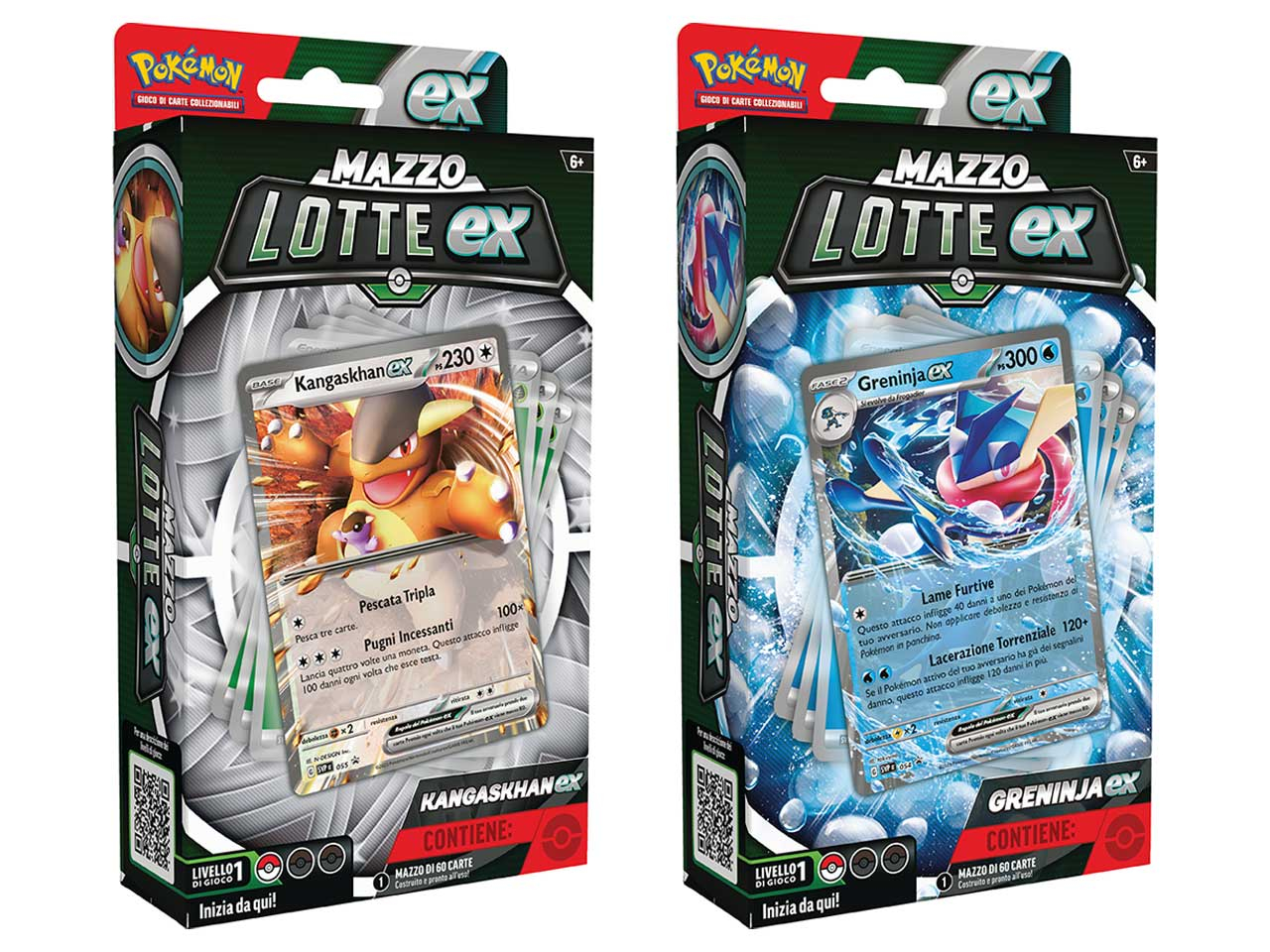 Pokemon ITA Mazzo Lotte Ex Kangaskhan e Greninja Pk60302-i Pokemon ITA Mazzo Lotte Ex Kangaskhan e Greninja Pk60302-i