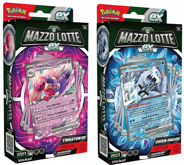 Pokemon ITA Mazzo Lotte EX Tinkaton Ex / Chien-Pao Ex Pk60294-i