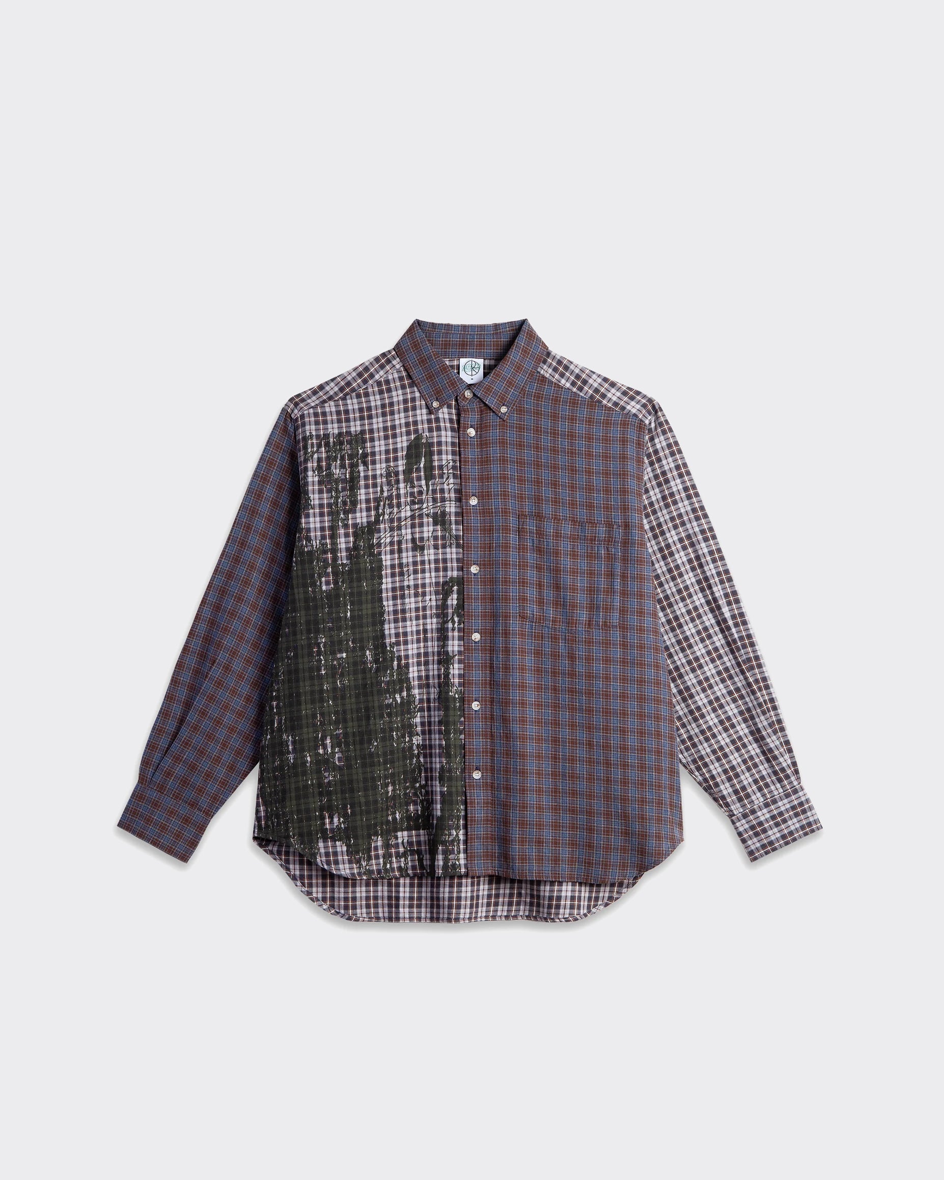POLAR Camicia Polar x Ebou Sanyang Ben Violin Graphite/Blue