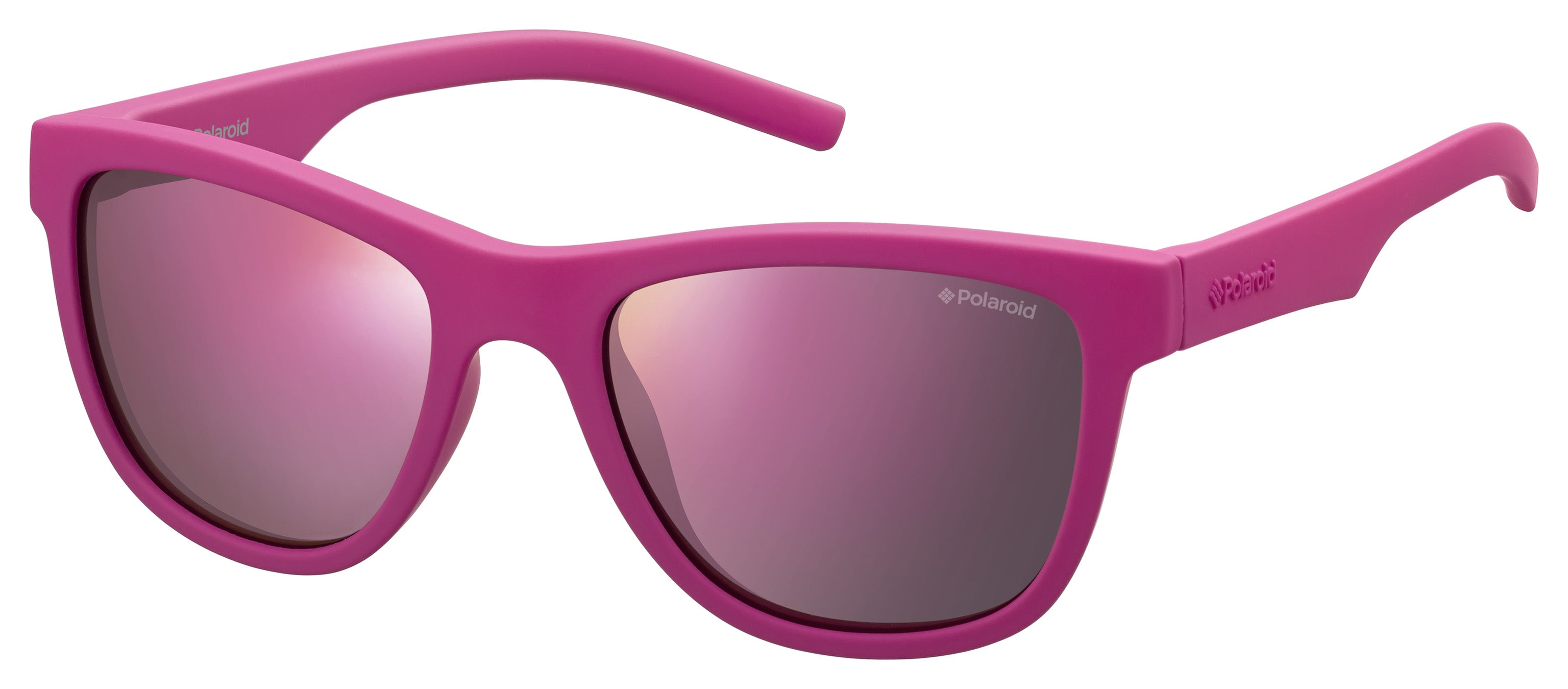 Polaroid Bambino Polaroid PLD 8018/S CYQ/AI Occhiali da sole bambino Plastica Rosa Squadrata Polarizzata