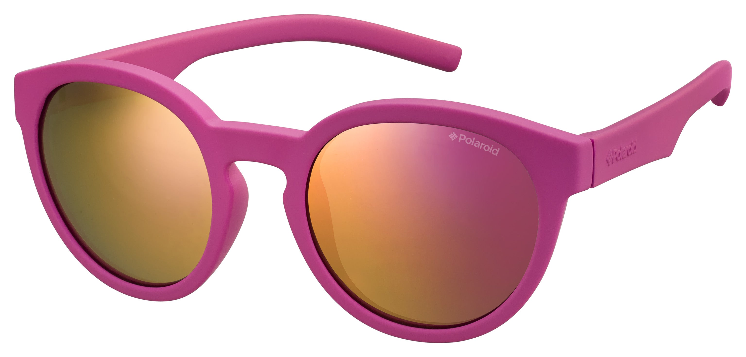 Polaroid Bambino Polaroid PLD 8019/S CYQ/AI Occhiali da sole bambino Plastica Rosa Rotonda Polarizzata