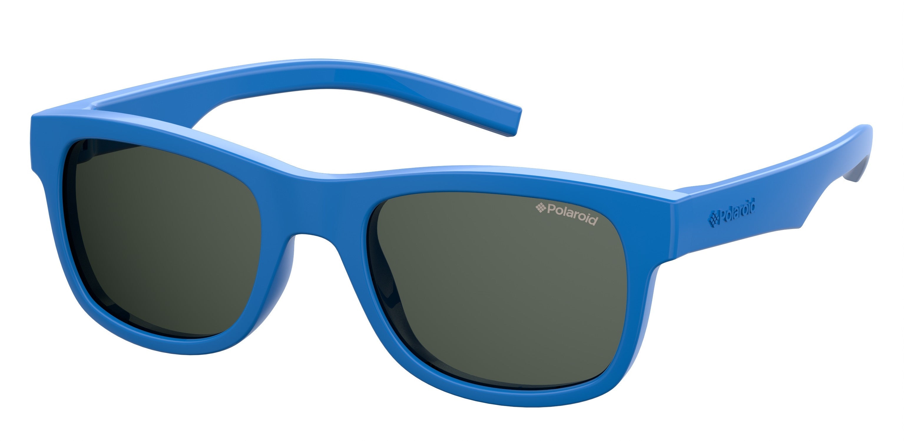 Polaroid Bambino Polaroid PLD 8020/S/SM PJP/M9 Occhiali da sole bambino Plastica Blu Squadrata Polarizzata