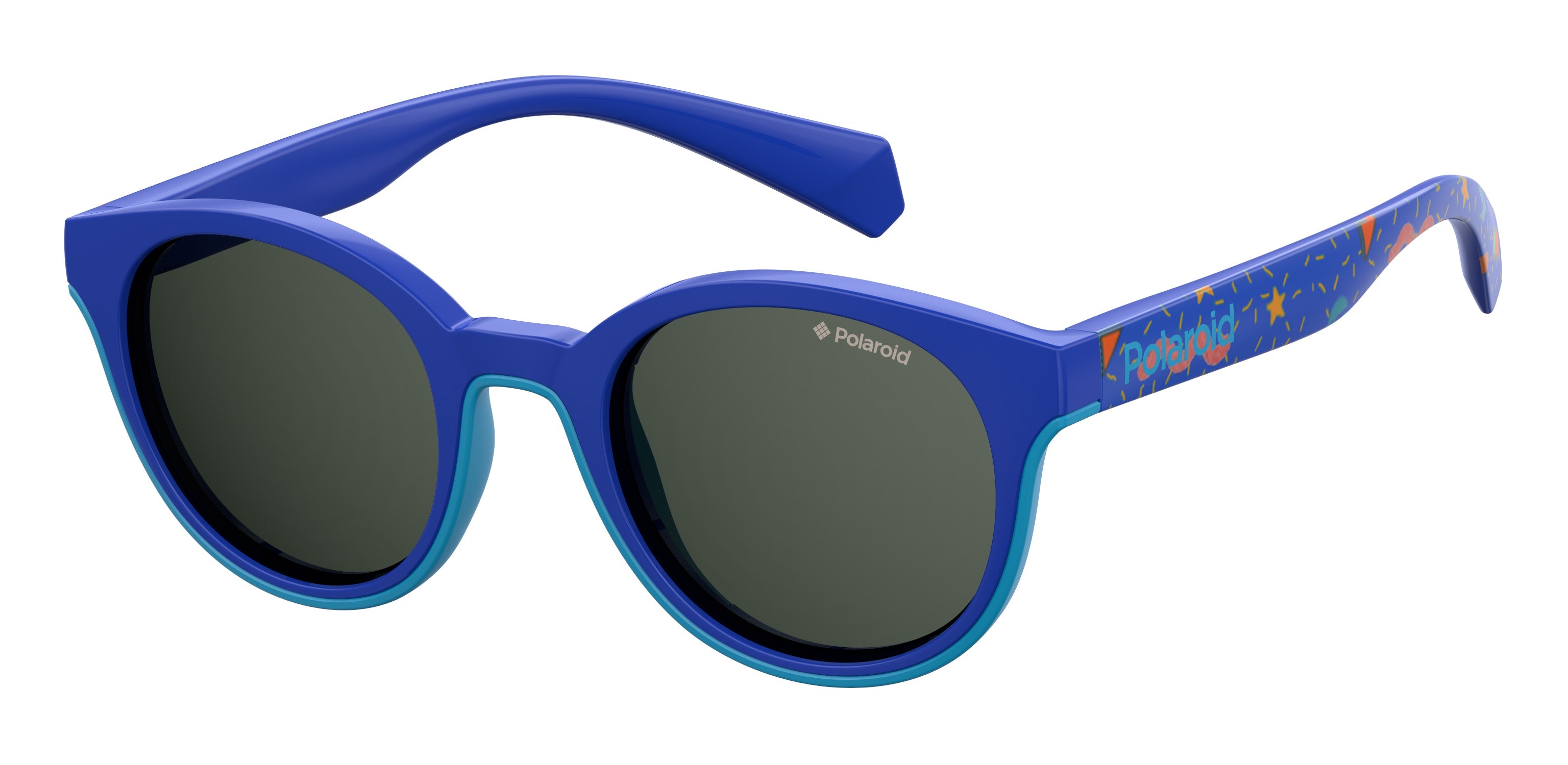 Polaroid Bambino Polaroid PLD 8036/S PJP/M9 Occhiali da sole bambino Plastica Blu Grigio Rotonda Polarizzata Polaroid Bambino Polaroid PLD 8036/S PJP/M9 Occhiali da sole bambino Plastica Blu Grigio Rotonda Polarizzata