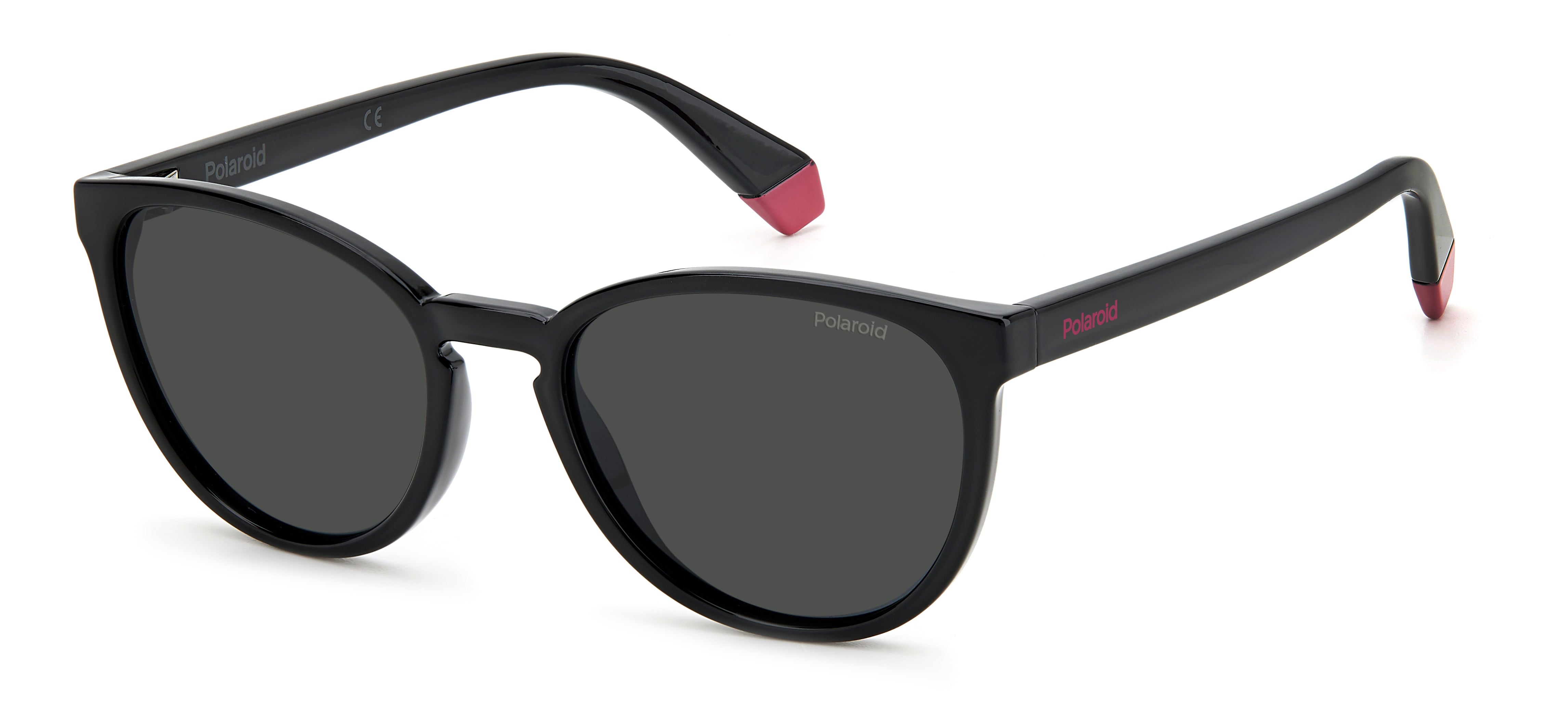 Polaroid Bambino Polaroid PLD 8047/S 807/M9 Occhiali da sole bambino Plastica Nero Grigio Cat Eye Polaroid Bambino Polaroid PLD 8047/S 807/M9 Occhiali da sole bambino Plastica Nero Grigio Cat Eye
