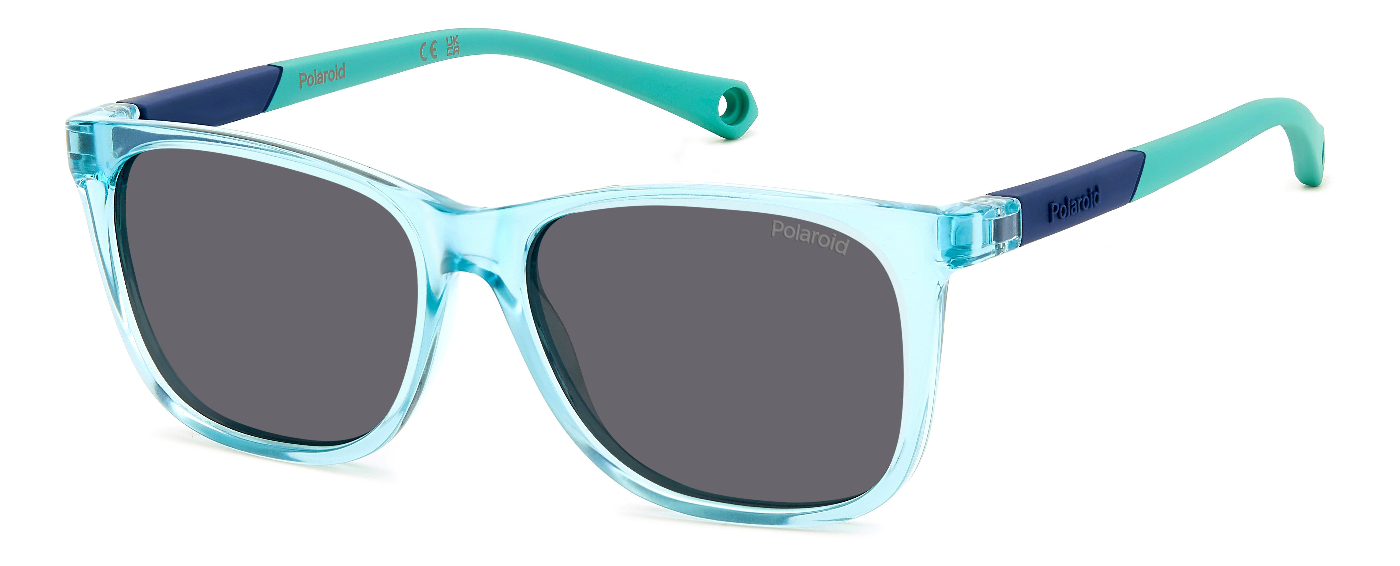 Polaroid Bambino Polaroid PLD 8058/S MVU/M9 Occhiali da sole bambino Plastica Azzurro Grigio Squadrata Polarizzata Polaroid Bambino Polaroid PLD 8058/S MVU/M9 Occhiali da sole bambino Plastica Azzurro Grigio Squadrata Polarizzata