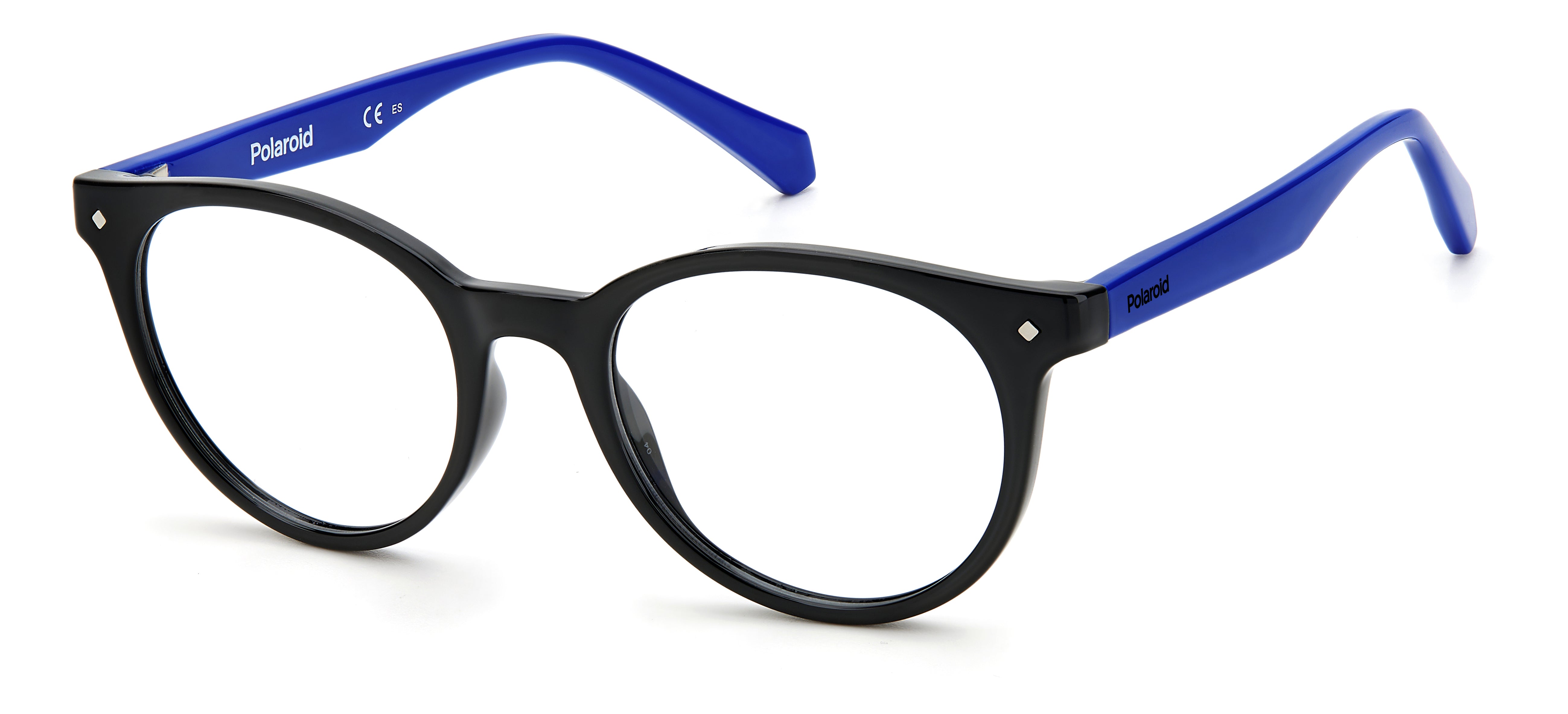 Polaroid Bambino Polaroid PLD D814 D51 Montature da vista bambino Plastica Nero / Blu Pantos Polaroid Bambino Polaroid PLD D814 D51 Montature da vista bambino Plastica Nero / Blu Pantos
